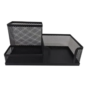 Porta múltiple metálico negro