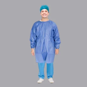 BATA MÉDICO MANGA LARGA RESORTADA