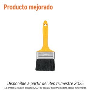 Brocha uso general de 3" con mango de plástico