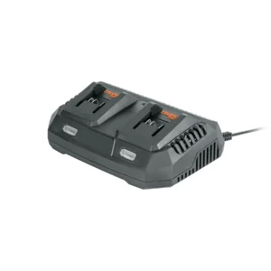 Cargador dual de baterías 20V, enchufe tipo C