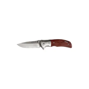 Navaja abatible 4-1/2" mango de madera