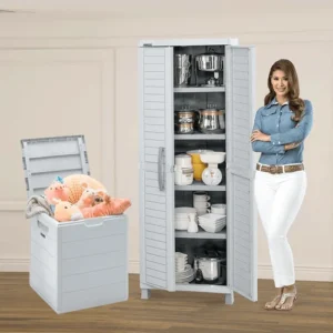 Combo organizador Barú, 1 Armario grande, 1 Baúl 100 litros