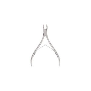 Alicate para manicure 4" cabeza recta, punta mediana
