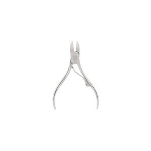 Alicate para pedicure 4", cabeza curva, punta fina