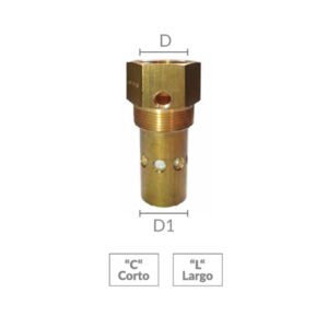 Serie 520 Tipo HPCL Cheque Tanque Aire