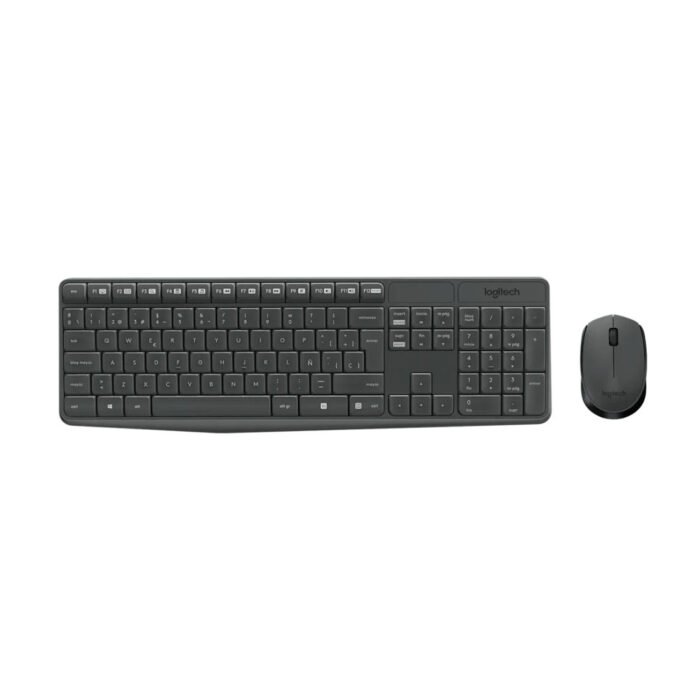 Combo-Tecladon-Mouse-MK235-Logitech-Gris