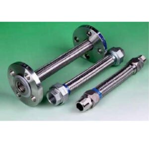 Manguera Flexible de Acero Inoxidable Ondulada con Bridas