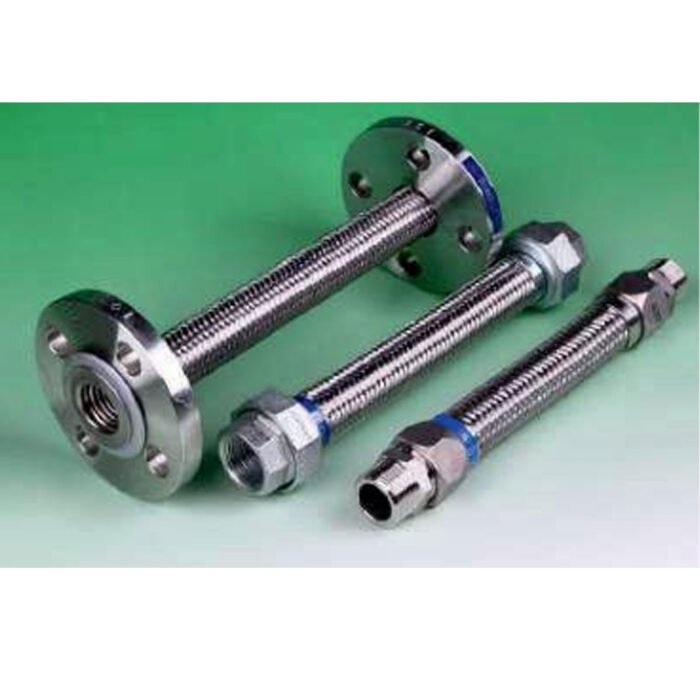Manguera-Flexible-de-Acero-Inoxidable-Ondulada-con-Bridas